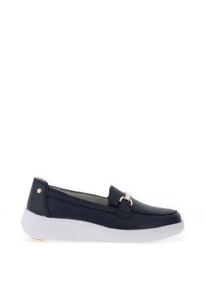 Patrizio Como Vinchio Leather Loafer, Marine