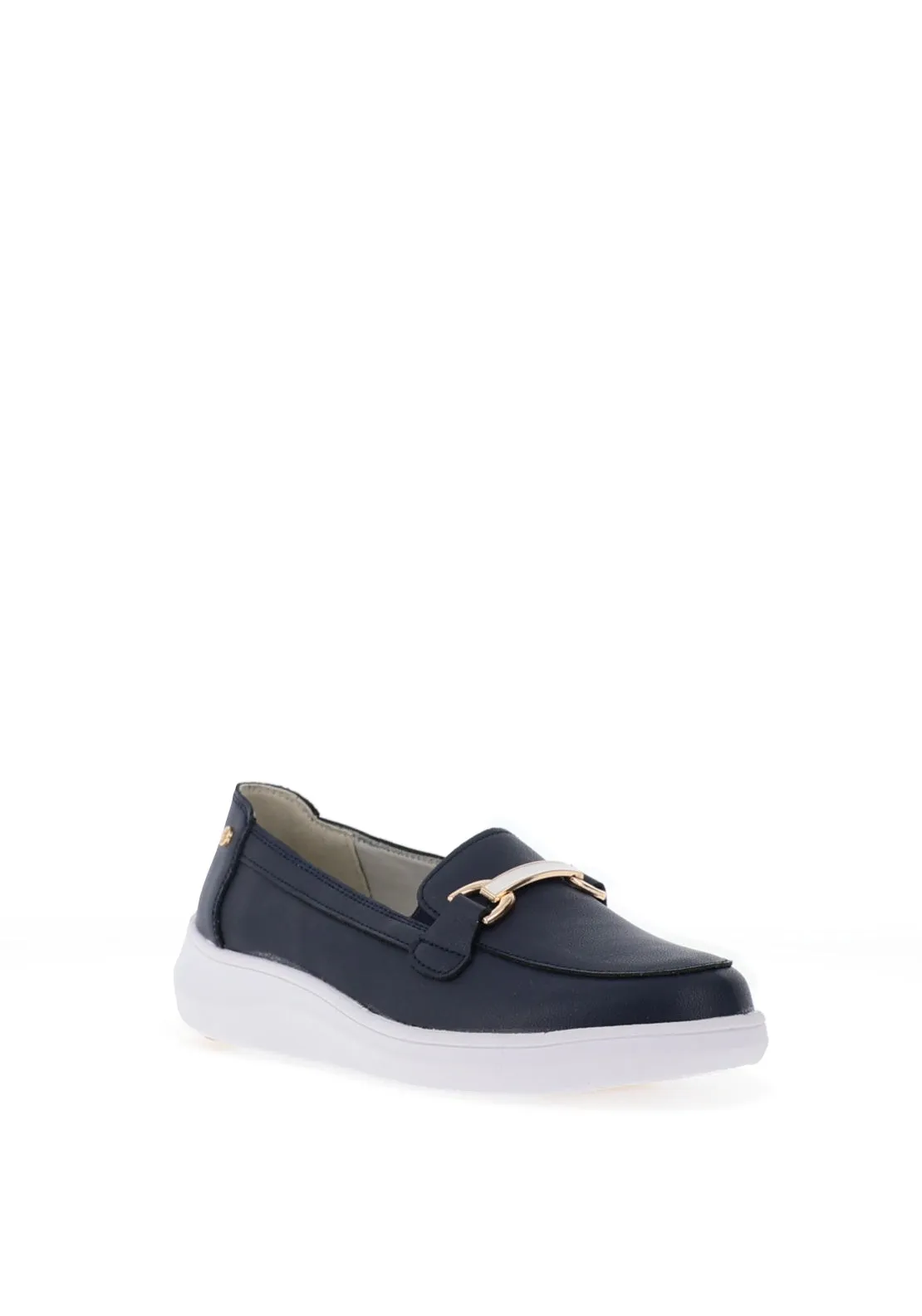 Patrizio Como Vinchio Leather Loafer, Marine