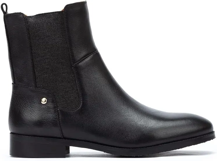 PIKOLINOS Flat Ankle Boots Leather Royal for Woman