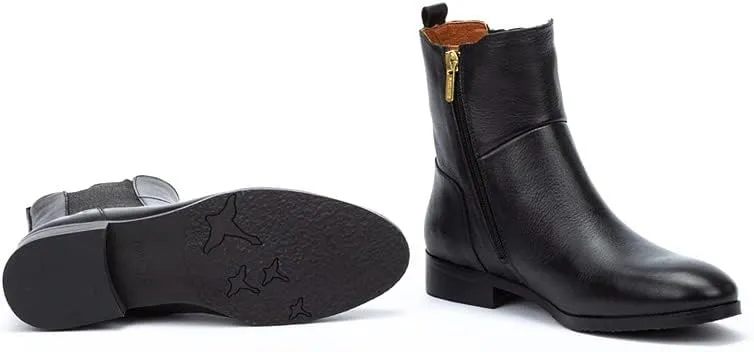 PIKOLINOS Flat Ankle Boots Leather Royal for Woman