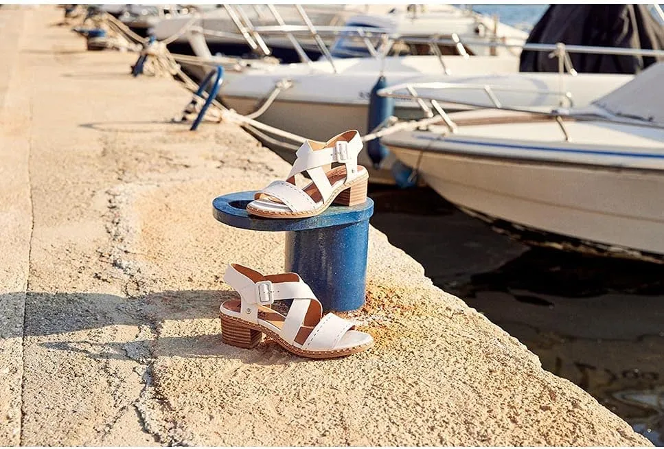PIKOLINOS Heeled Sandals Leather Blanes for Woman
