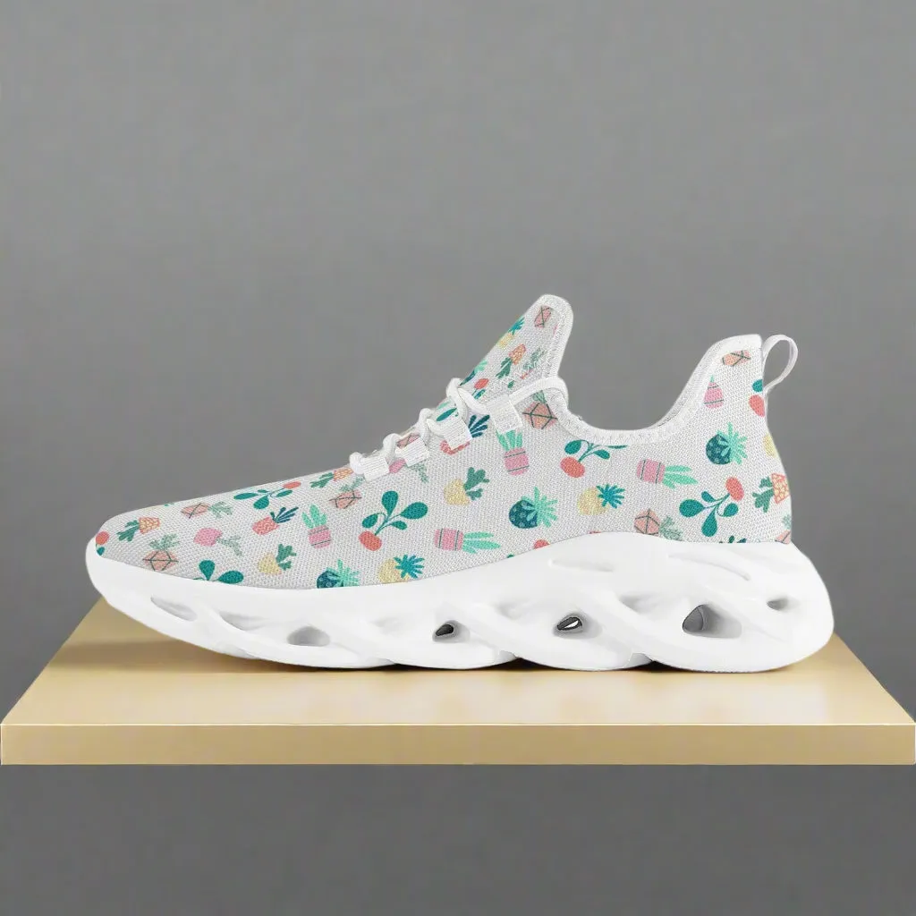 Plant Lover Bounce Mesh Knit Sneakers