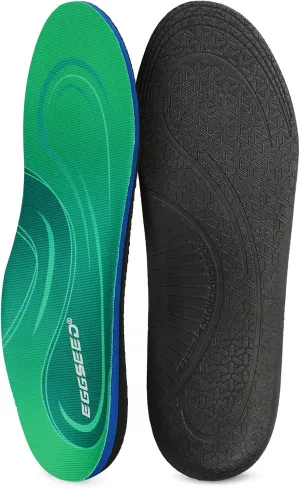 Plantar Fasciitis Insoles, High Arch Support Orthotic Shoe Inserts, Relieve Foot Pain and Flat Foot,Arch Pain Relief(Men 7-8.5/Women 8-9.5, Green)