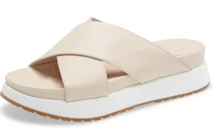 Platform International tracking Straps Mules New Varied selection Sandals Cecelia Slides UMA Nude Popcorn Wedge York