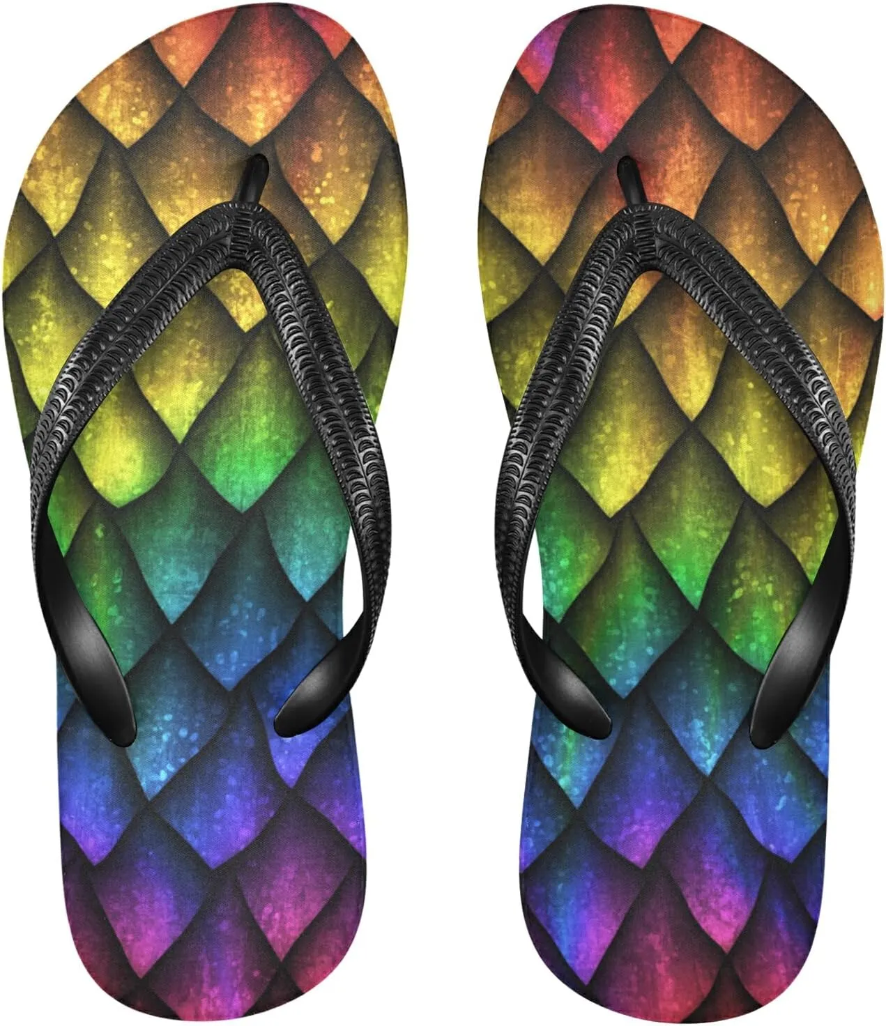 Poeticcity Flip Sandal Men Women Flip Flops for Hotel Spa Home Slippers Bedroom Travel S-XXL