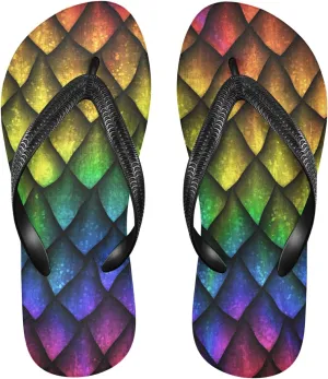 Poeticcity Flip Sandal Men Women Flip Flops for Hotel Spa Home Slippers Bedroom Travel S-XXL