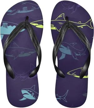 Poeticcity Flip Sandal Men Women Flip Flops for Hotel Spa Home Slippers Bedroom Travel S-XXL