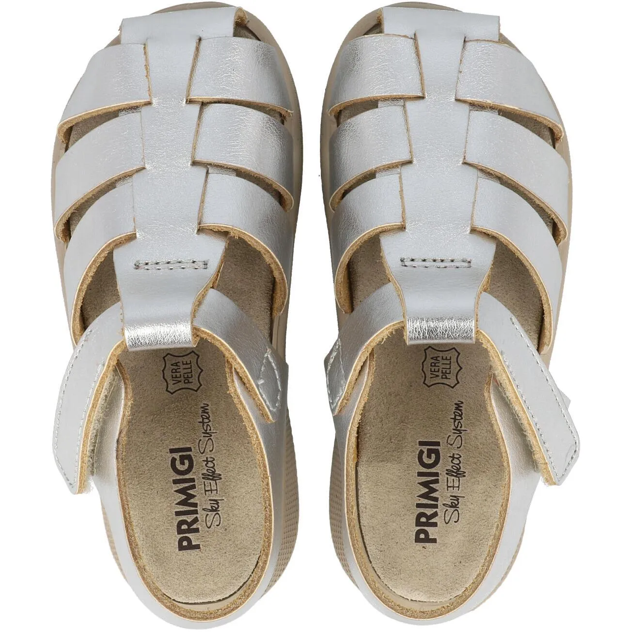 Primigi Pio Silver Fisherman Sandals