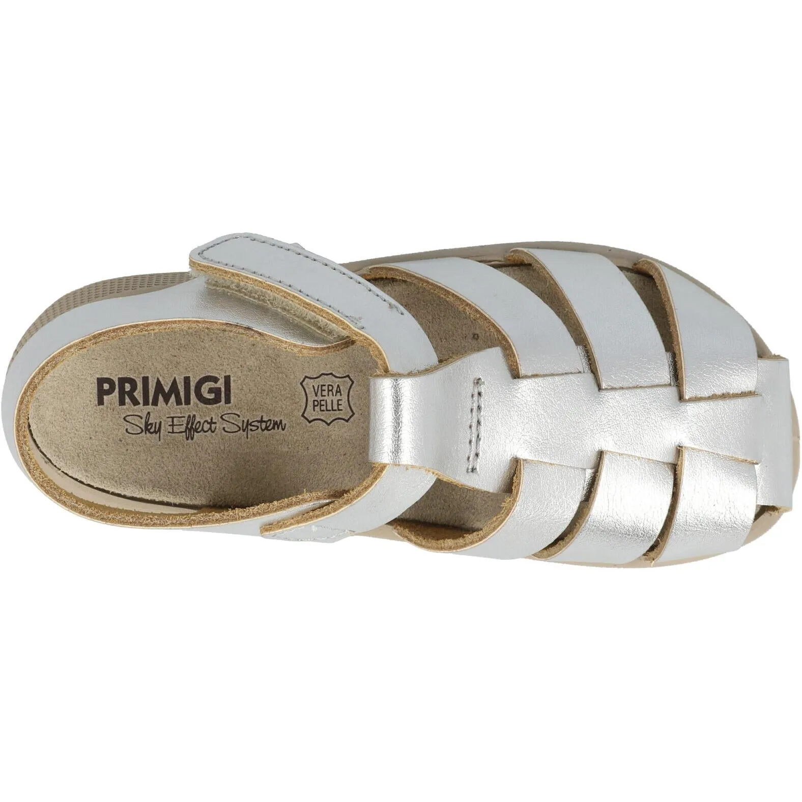 Primigi Pio Silver Fisherman Sandals