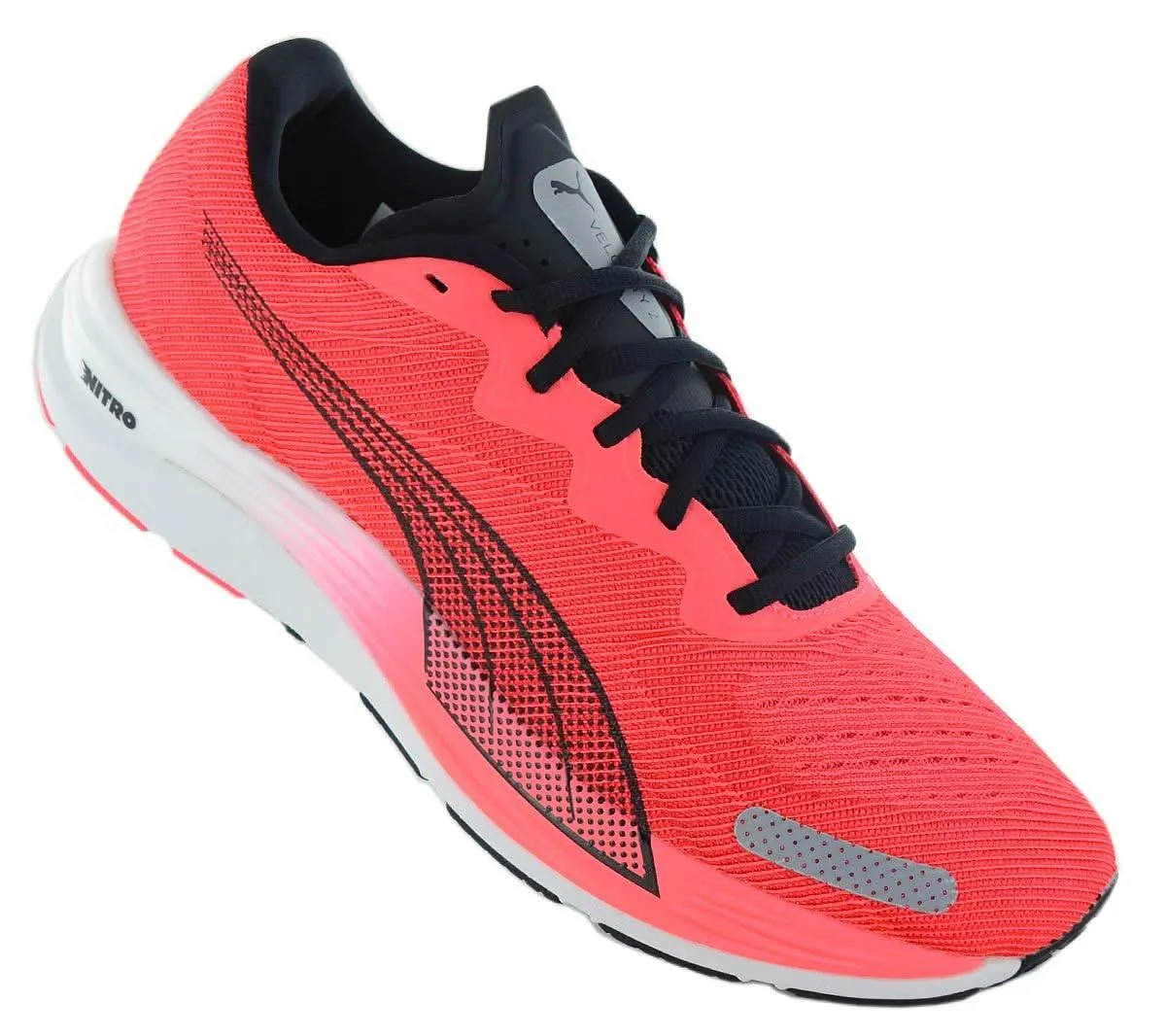 Puma Velocity NITRO 2 - Herren Laufschuhe Running Sport Schuhe Rot 195337-16