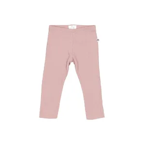 Rib Leggings - Dusty Rose