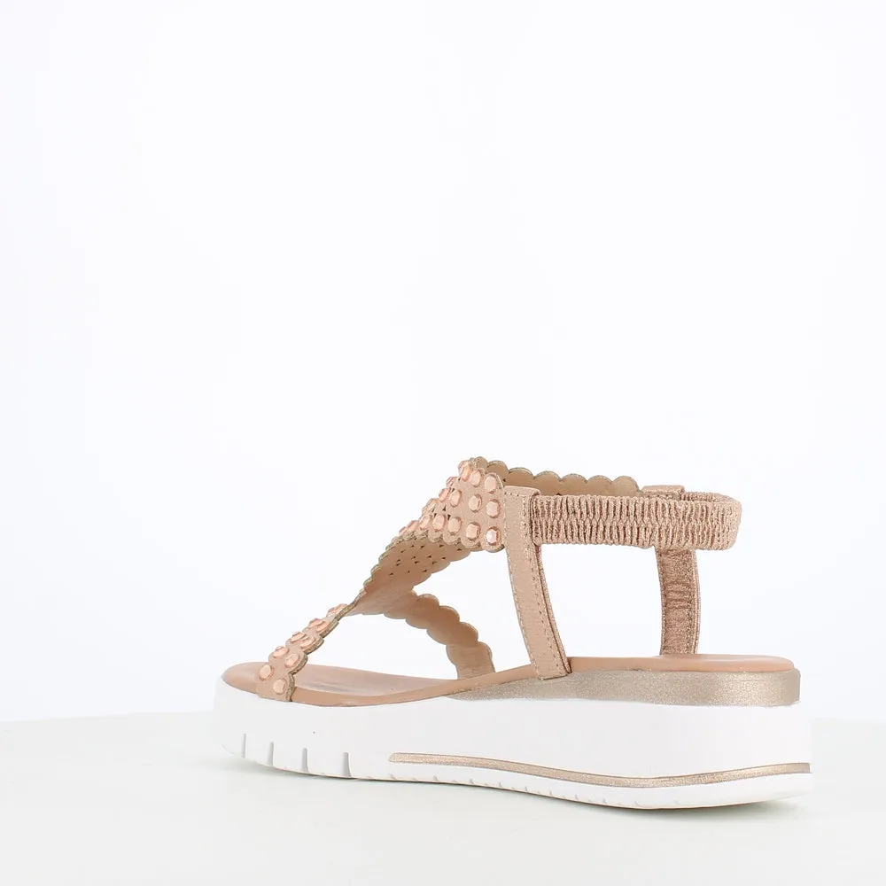 Rizzoli Low Wedge Sandal Stones Cipira