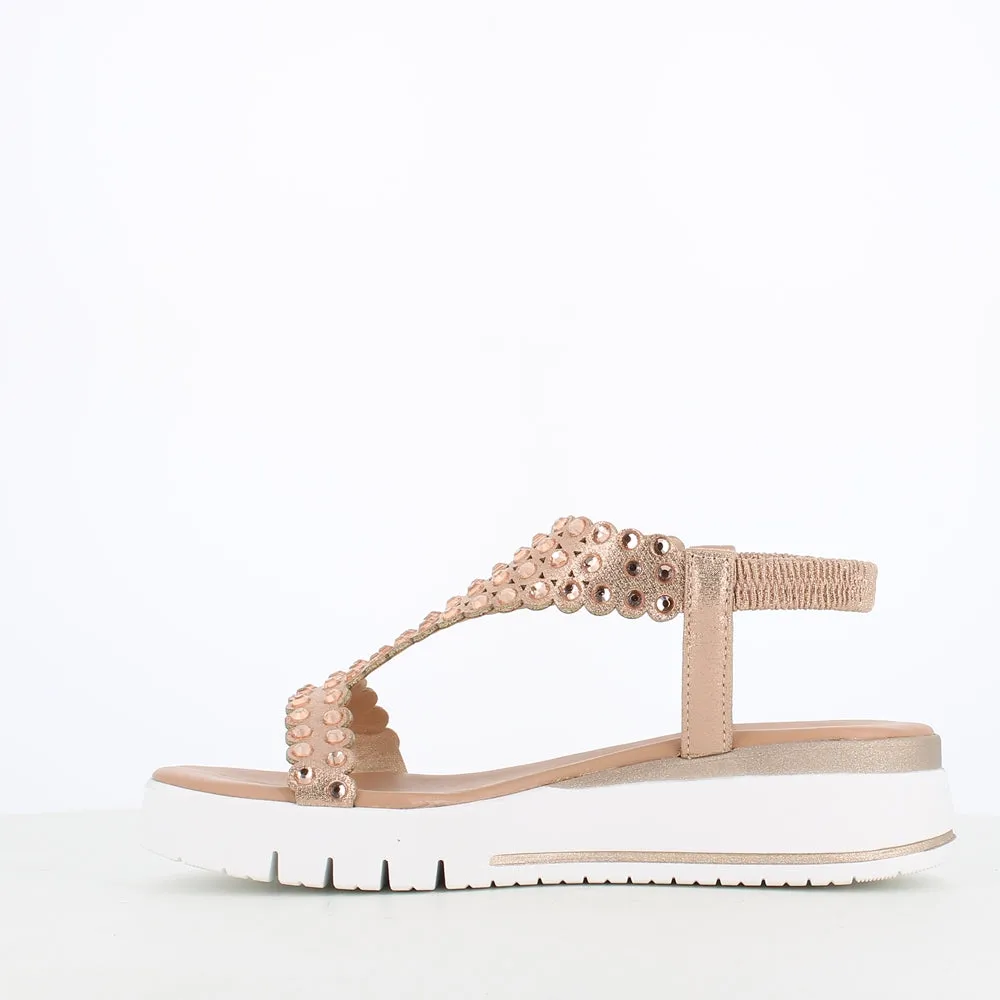 Rizzoli Low Wedge Sandal Stones Cipira