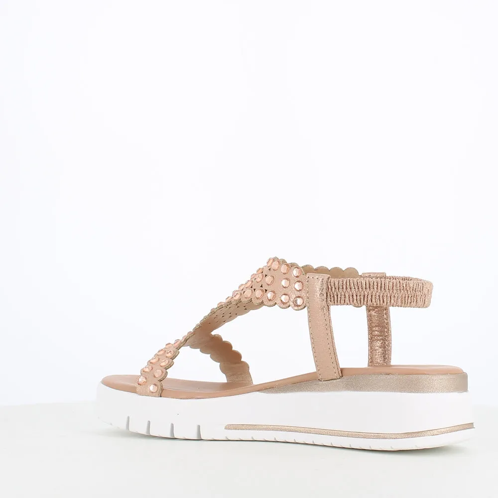 Rizzoli Low Wedge Sandal Stones Cipira