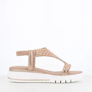 Rizzoli Low Wedge Sandal Stones Cipira