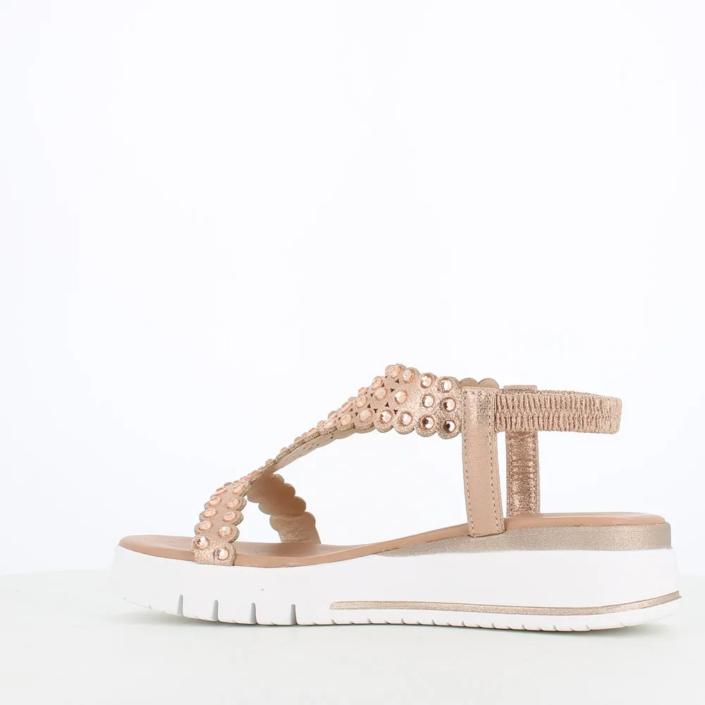 Rizzoli Low Wedge Sandal Stones Cipira