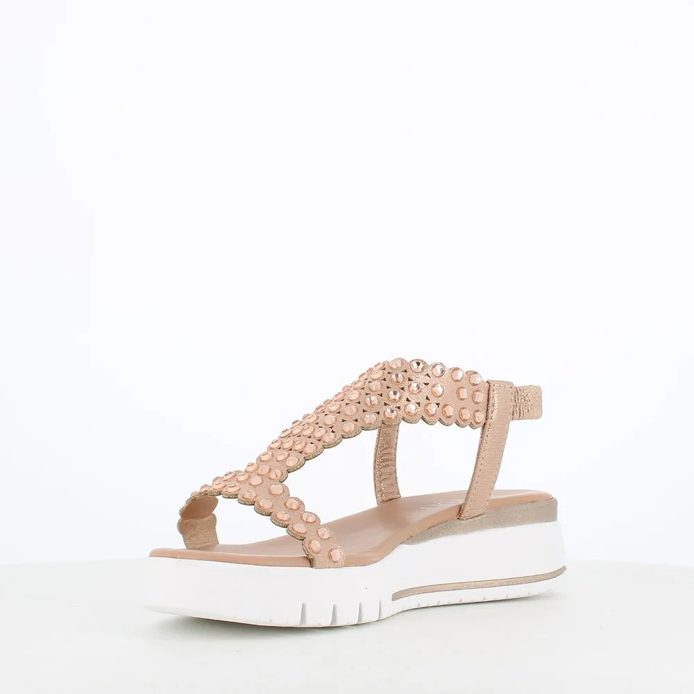 Rizzoli Low Wedge Sandal Stones Cipira
