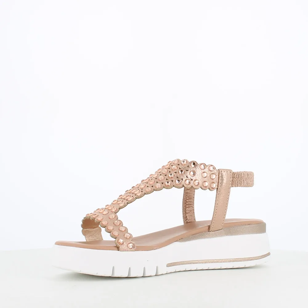 Rizzoli Low Wedge Sandal Stones Cipira