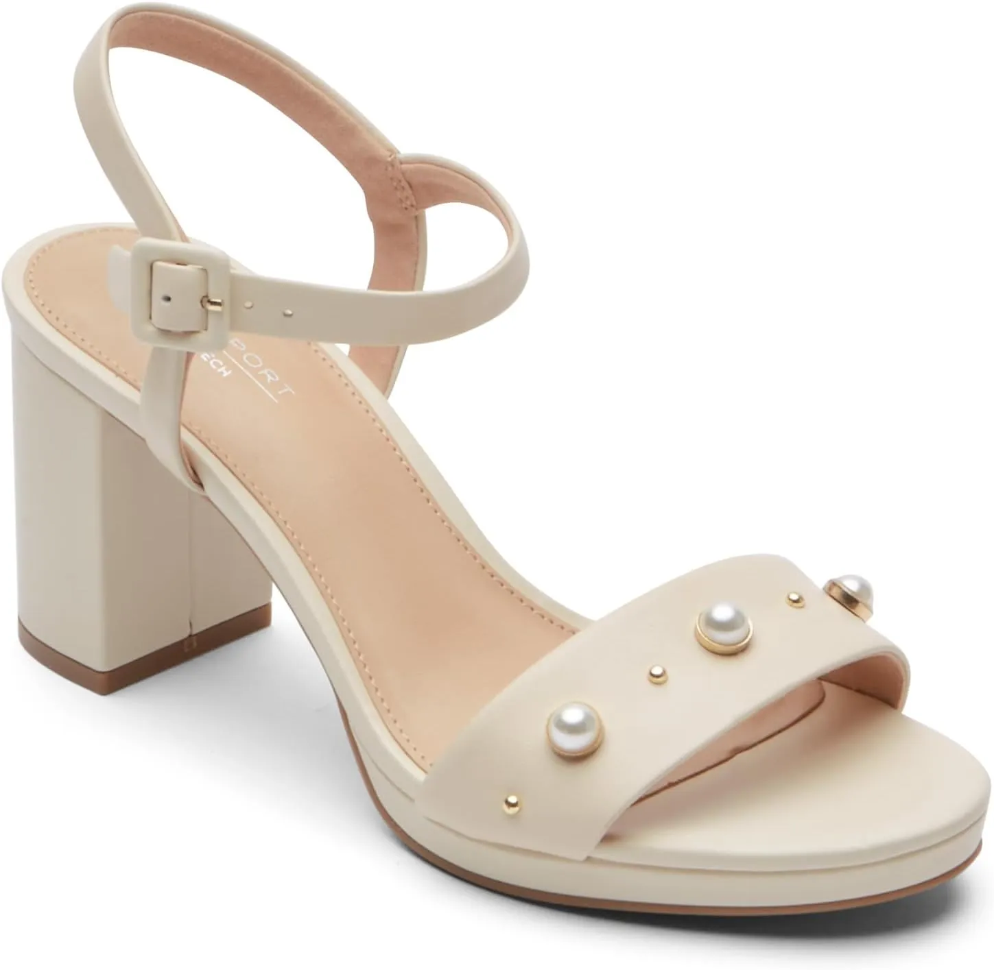Rockport Women's Tabitha Two-Strap Heeled Sandal