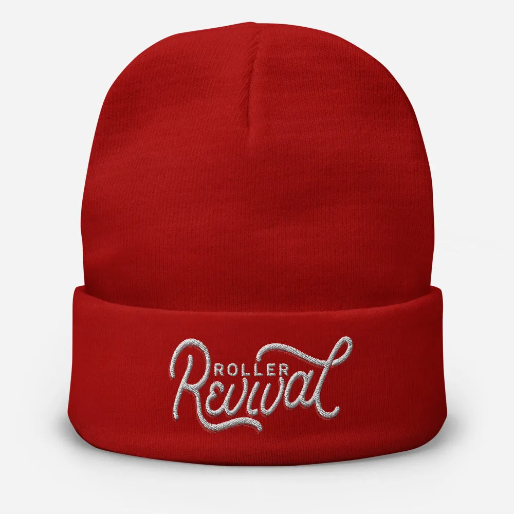 Roller Revival Embroidered Beanie