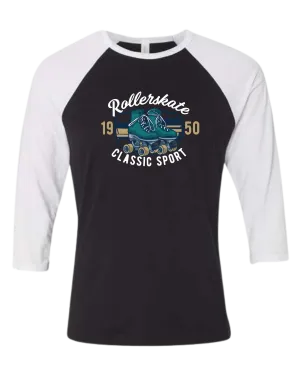 Rollerskate "Classic Sport" baseball tee