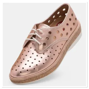 Rollie - Derby Midsole Cork Circle Punch Rose Gold