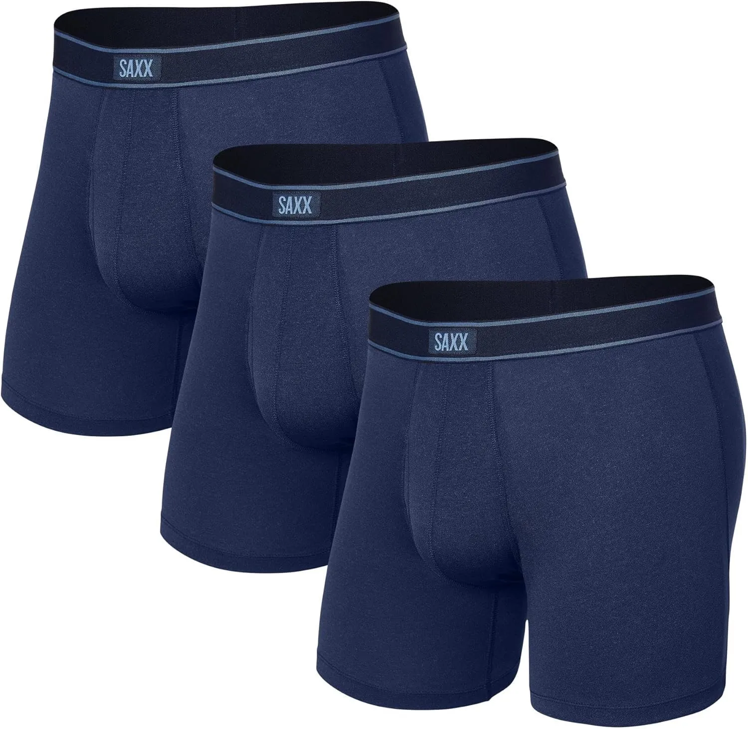 SAXX Underwear Co. - Men's Daytripper Boxer Brief Fly 3Pk With Built-In Pouch Support - Underwear For Men