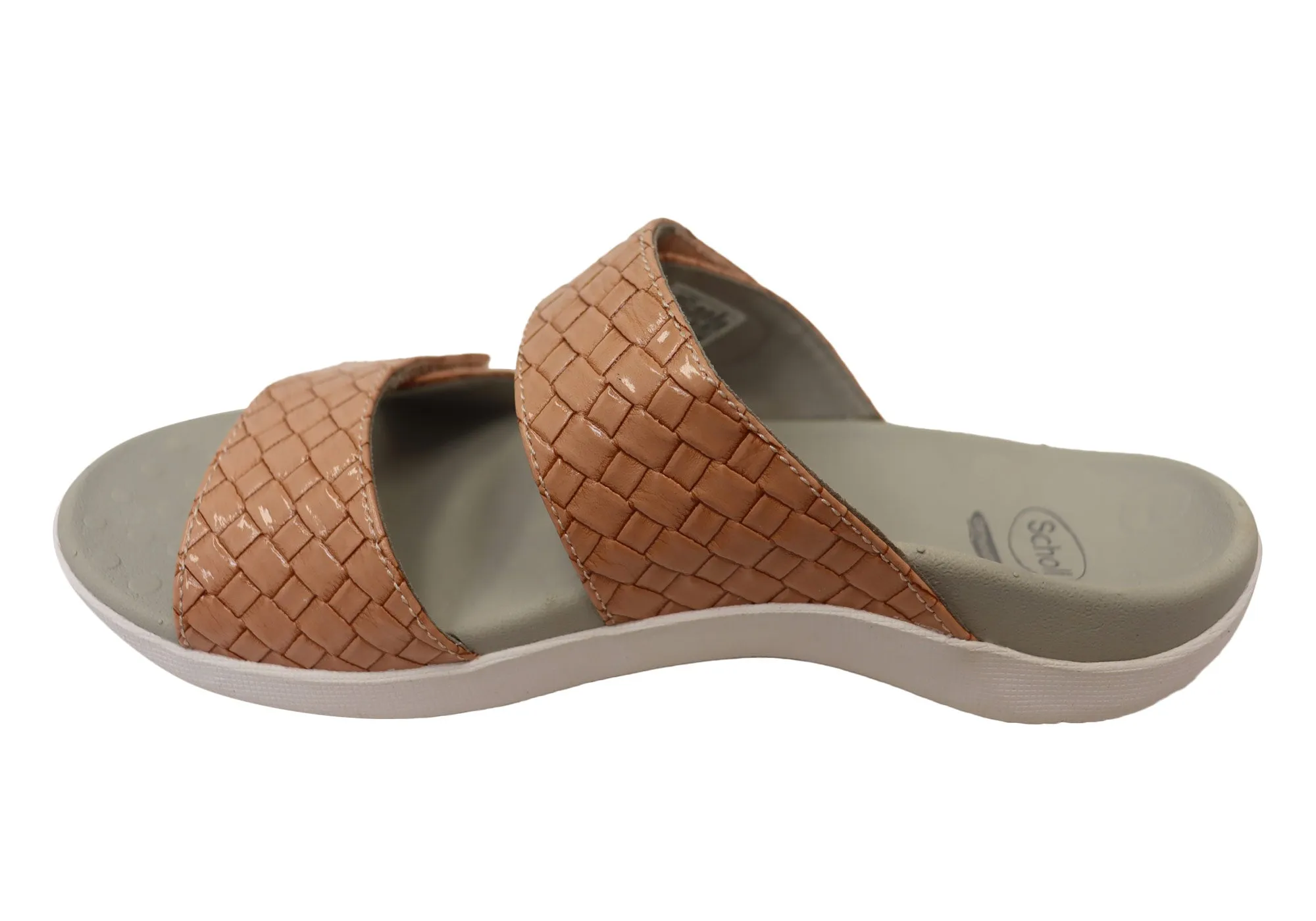 Scholl Orthaheel Skye Womens Comfortable Supportive Slides Sandals