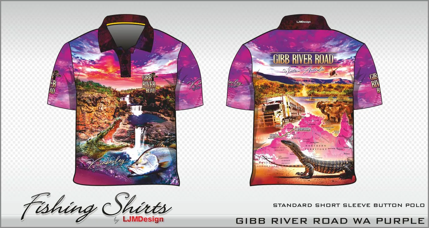Short Sleeve Gibb River Road Western Australia - Pink