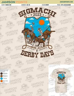 Sigma Chi Oregon State University Derby Days T-Shirt