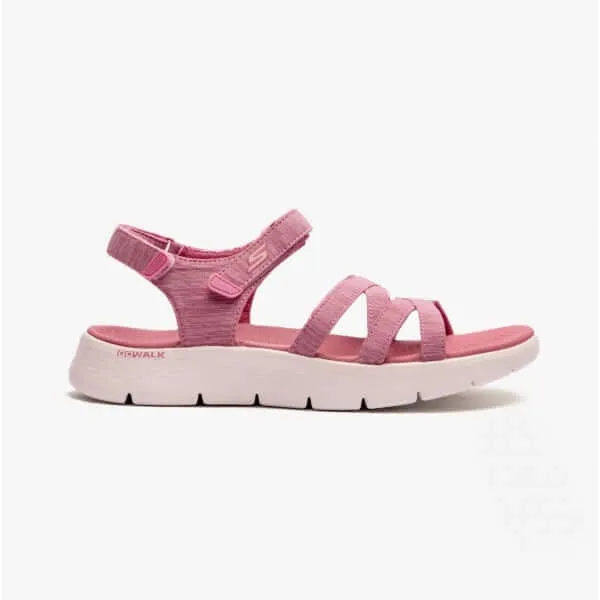 Skechers 141450/MVE 141450 GO WALK FLEX SANDAL -SUNSHINE Womens Sandals Purple