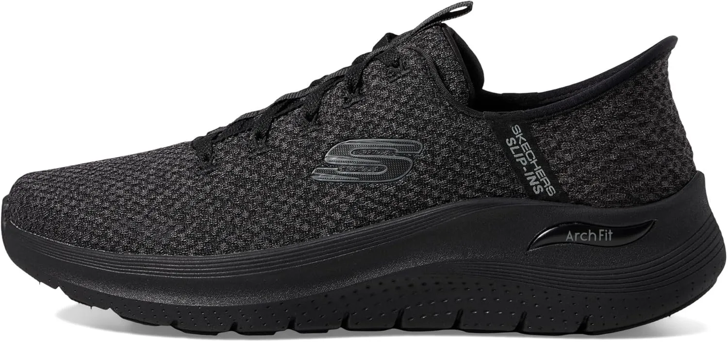 Skechers Men's Slip-ins: Arch Fit 2.0-Look Ahead Knit Lace Up Slip On Sneakers