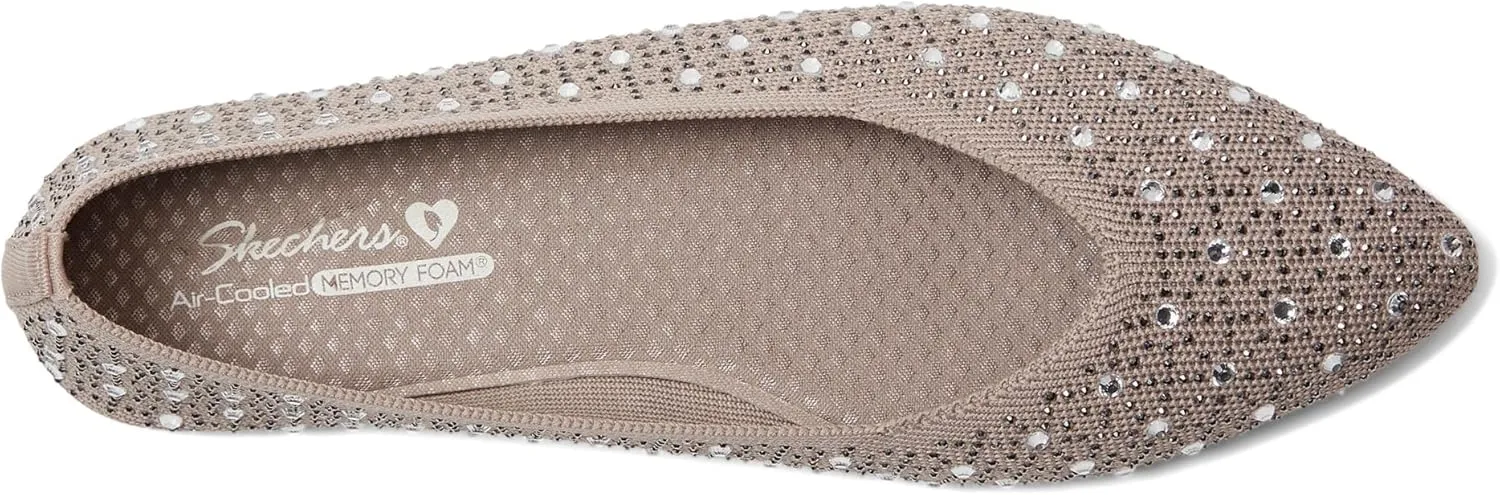 Skechers Women's Cleo Point-Gleam N Glow Ballet Flat