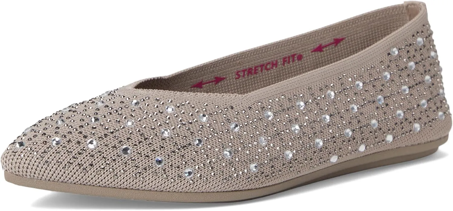 Skechers Women's Cleo Point-Gleam N Glow Ballet Flat
