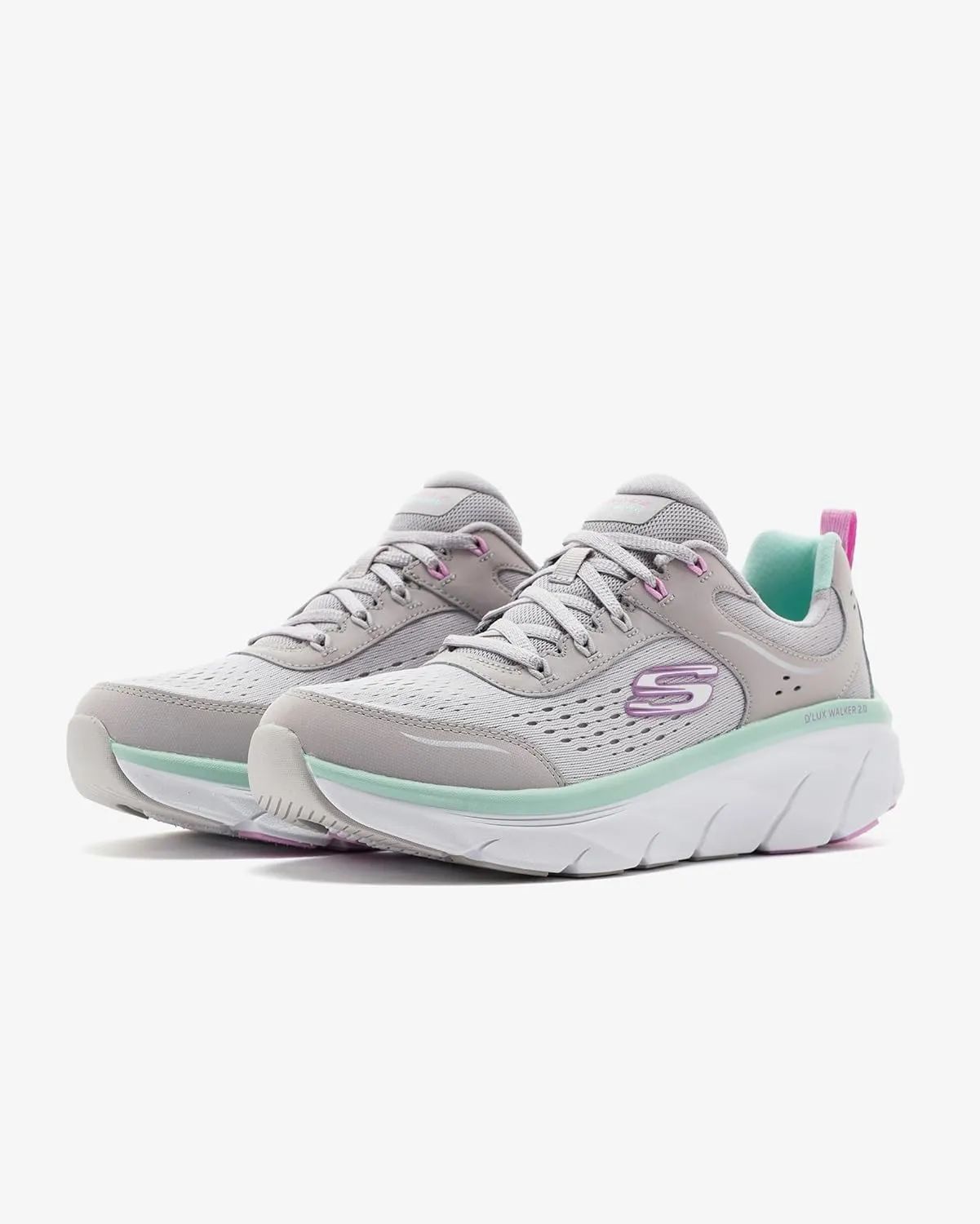 Skechers Women's D'lux Walker 2.0-Daisy Doll Sneaker