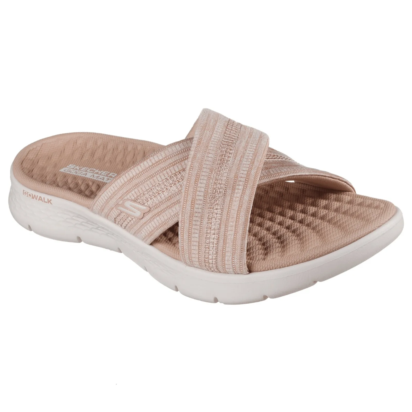 Skechers Womens Go Walk Flex - Impress Slides
