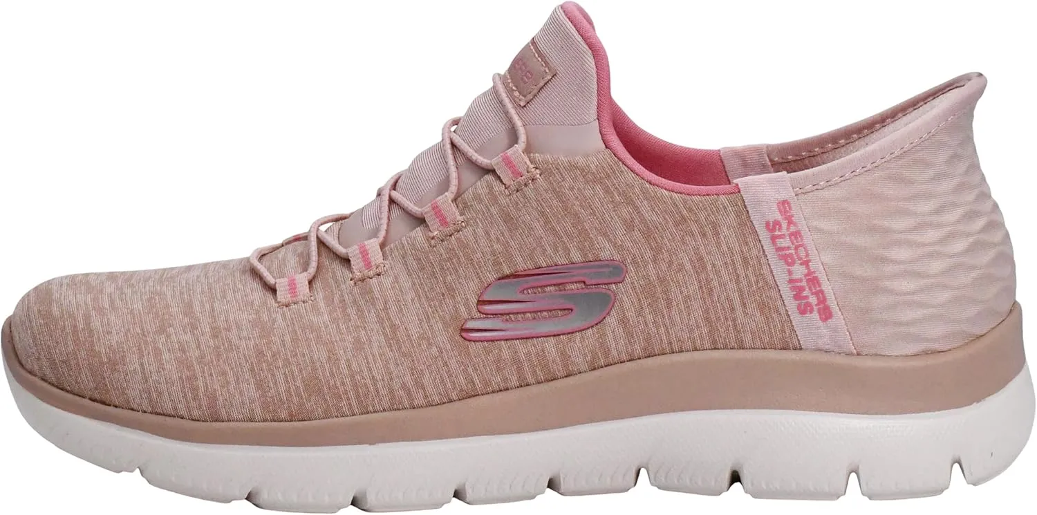 Skechers Women's Hands Free Slip Ins Summits Dazzling Haze Sneaker