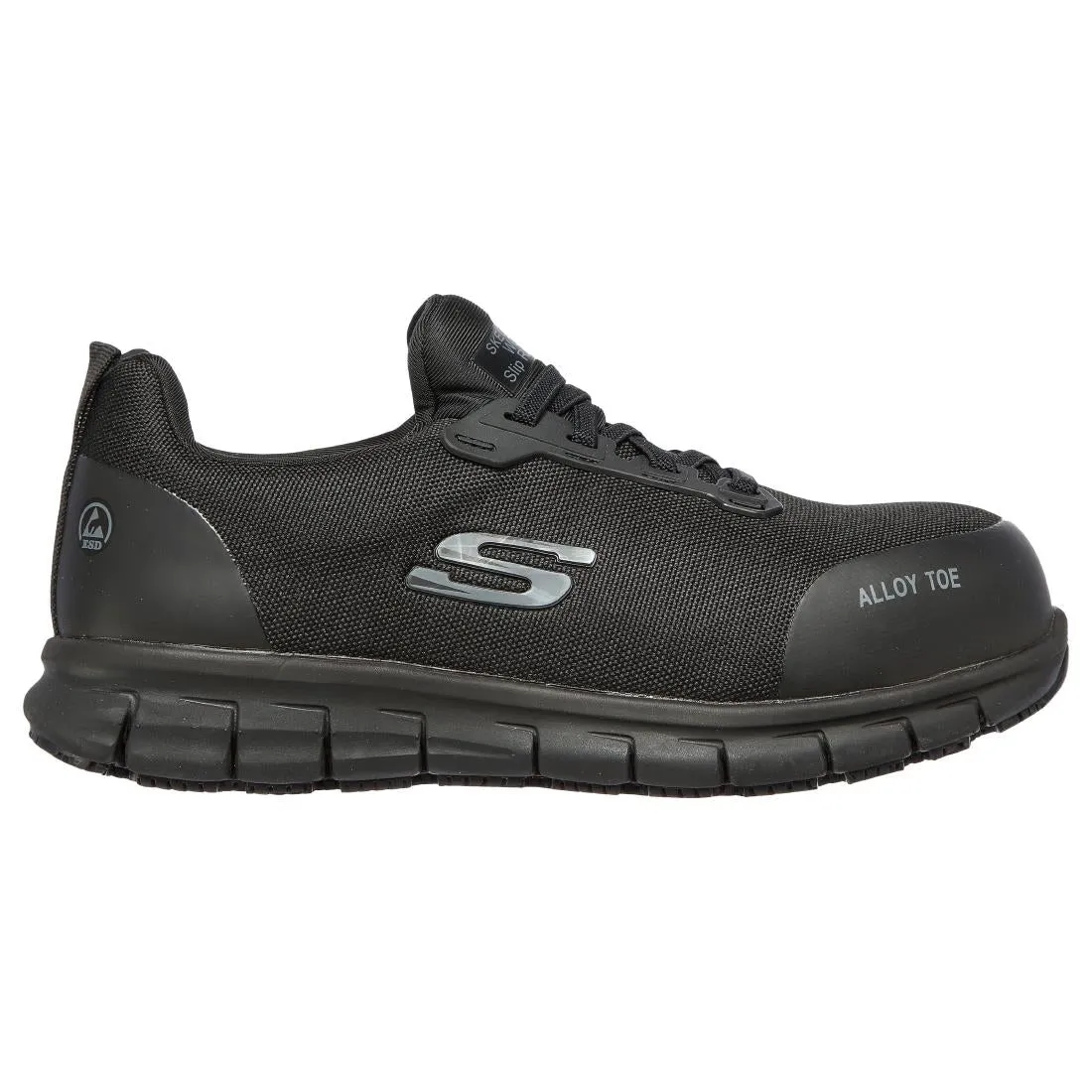 Skechers Womens Safety Shoe with Steel Toe Cap - Size 36 (UK 3)