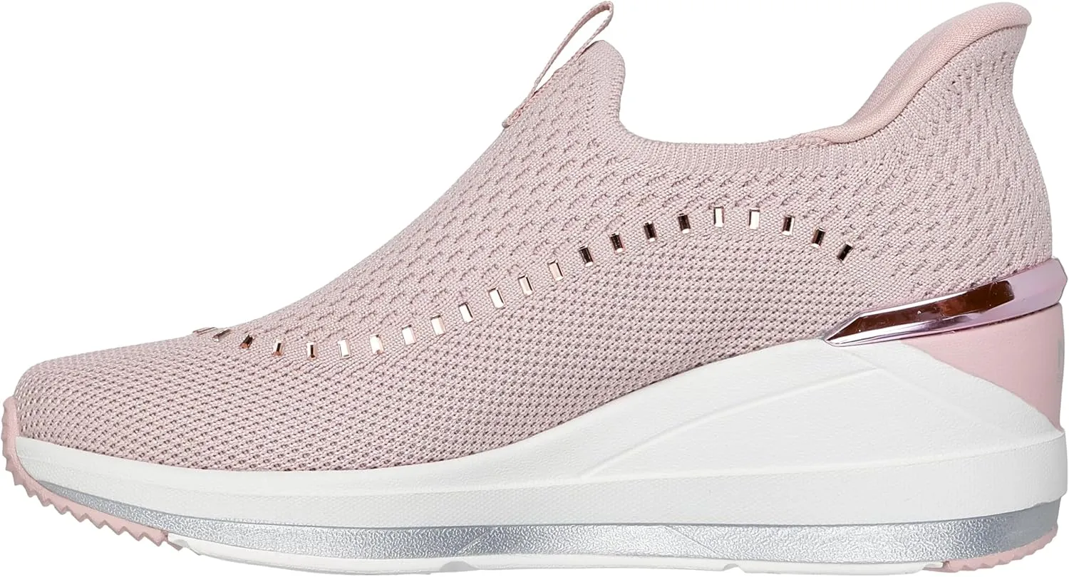 Skechers Women's The Triple Wedge-Clariti Hands Free Slip-ins Sneaker