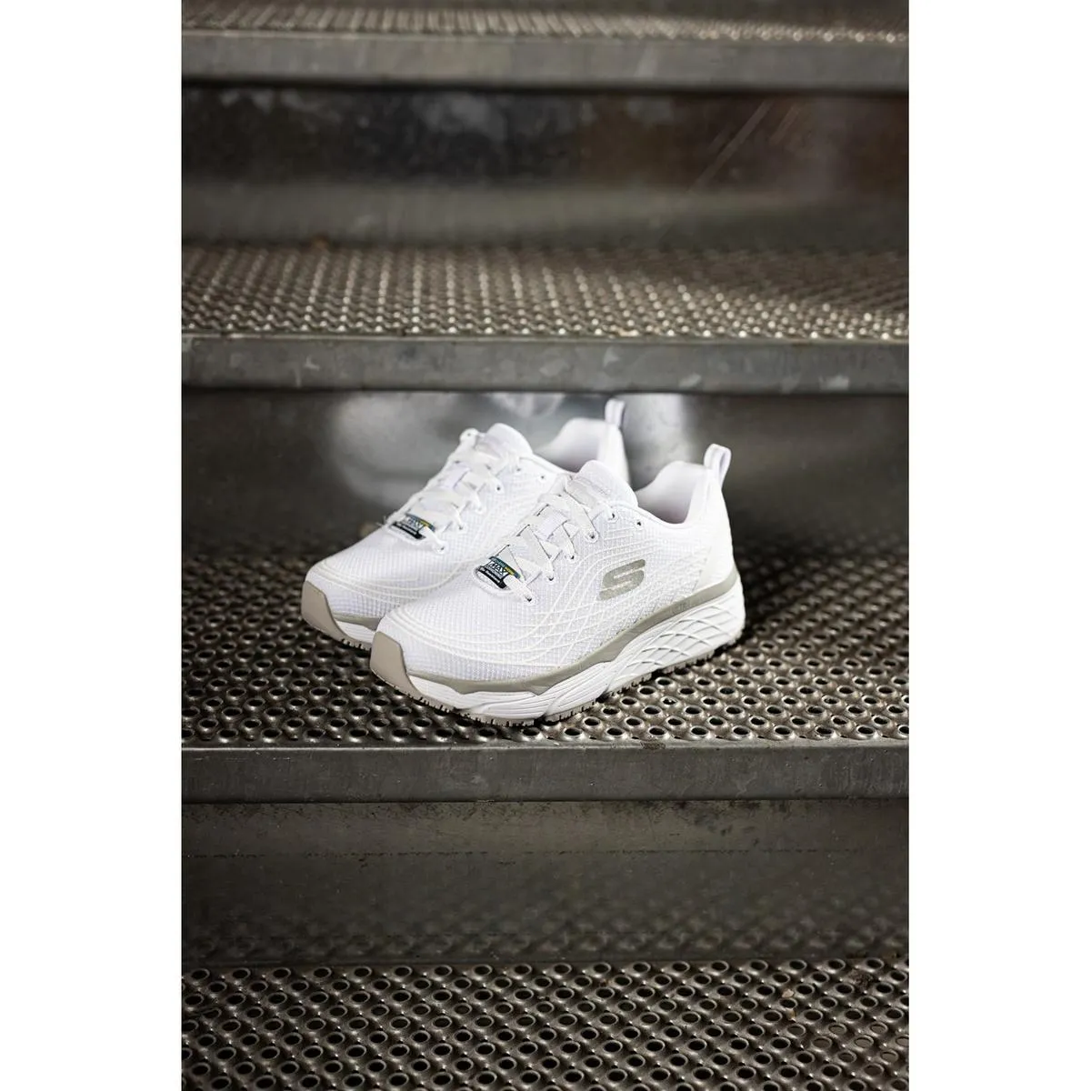 Skechers Workwear Max Cushioning Elite Sr Occupational Shoes White