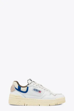 Sneaker bassa in pelle bianca con dettagli multicolor - CLC Low
