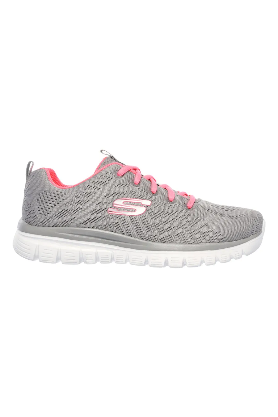 Sneakers Grigie da Donna Skechers Graceful Get Cobbected