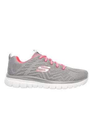 Sneakers Grigie da Donna Skechers Graceful Get Cobbected