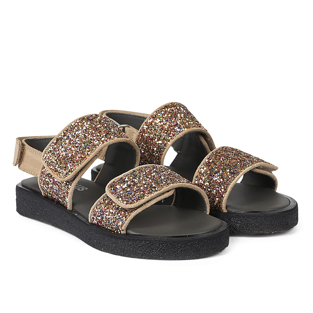 Sparkling glitter sandal