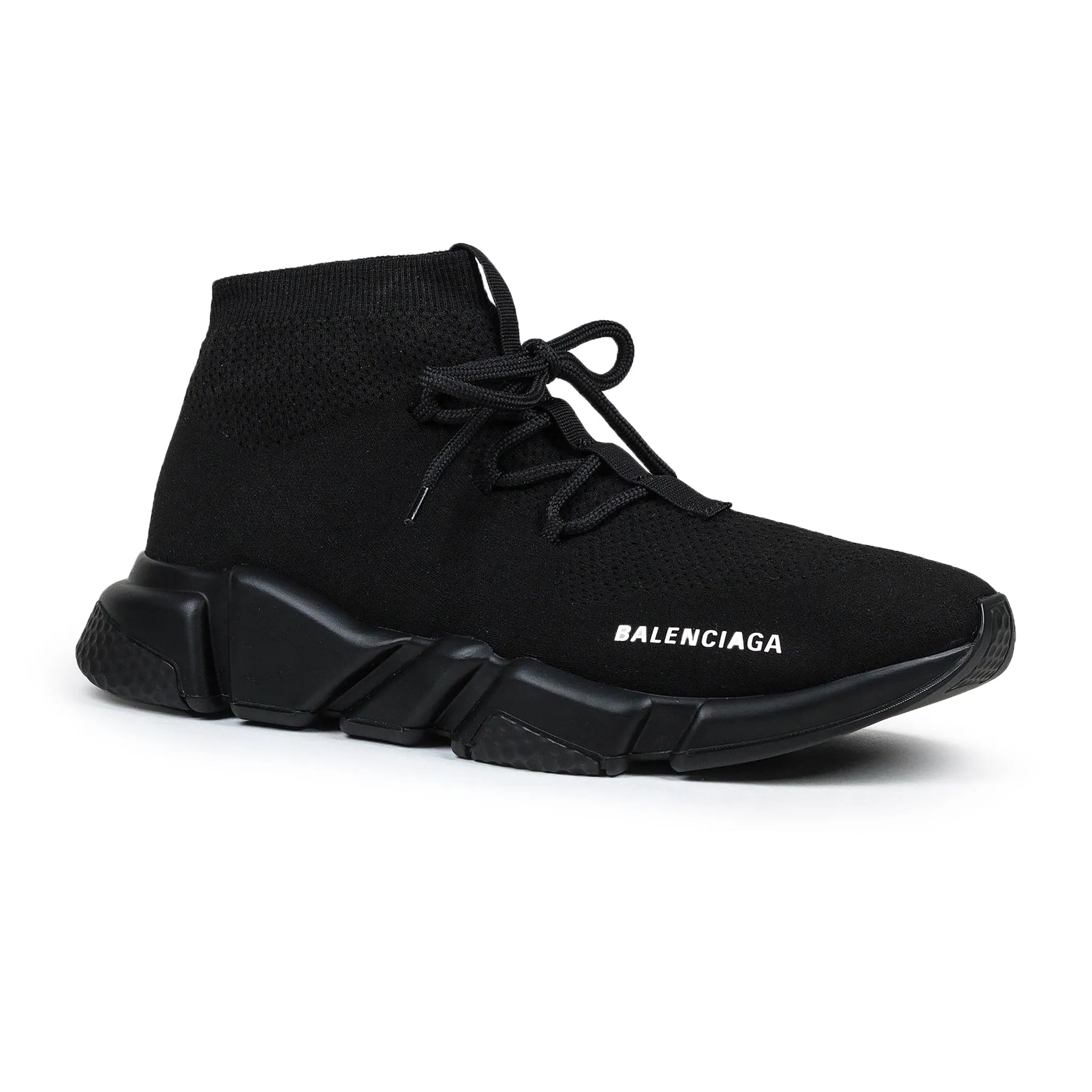 Speed Knit Lace Sock Triple Black (W)