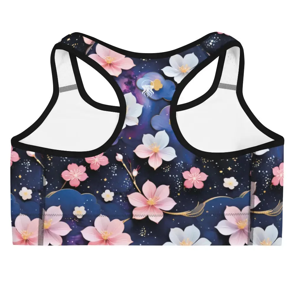 Sports bra - Midnight Sakura