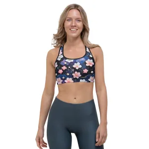 Sports bra - Midnight Sakura