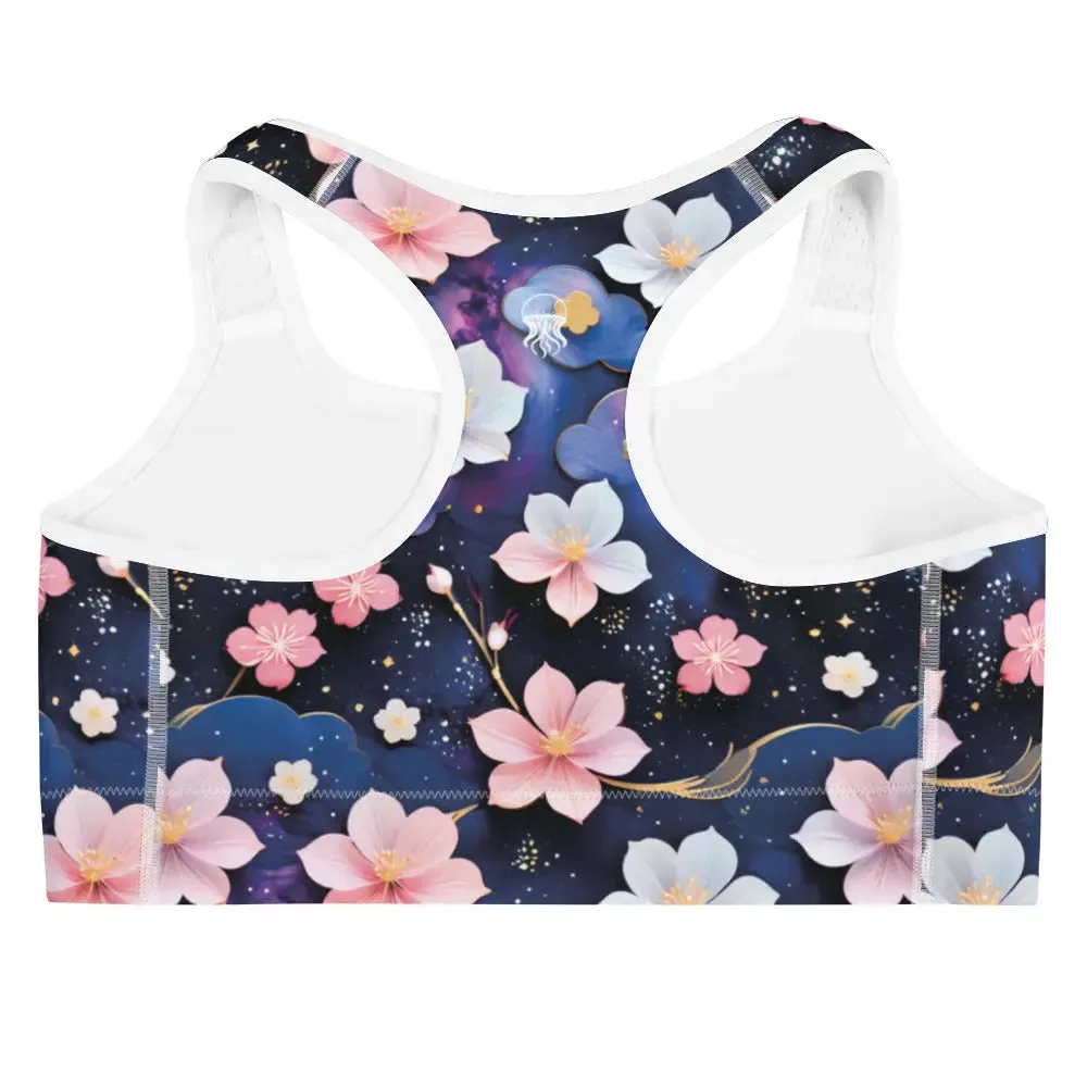 Sports bra - Midnight Sakura