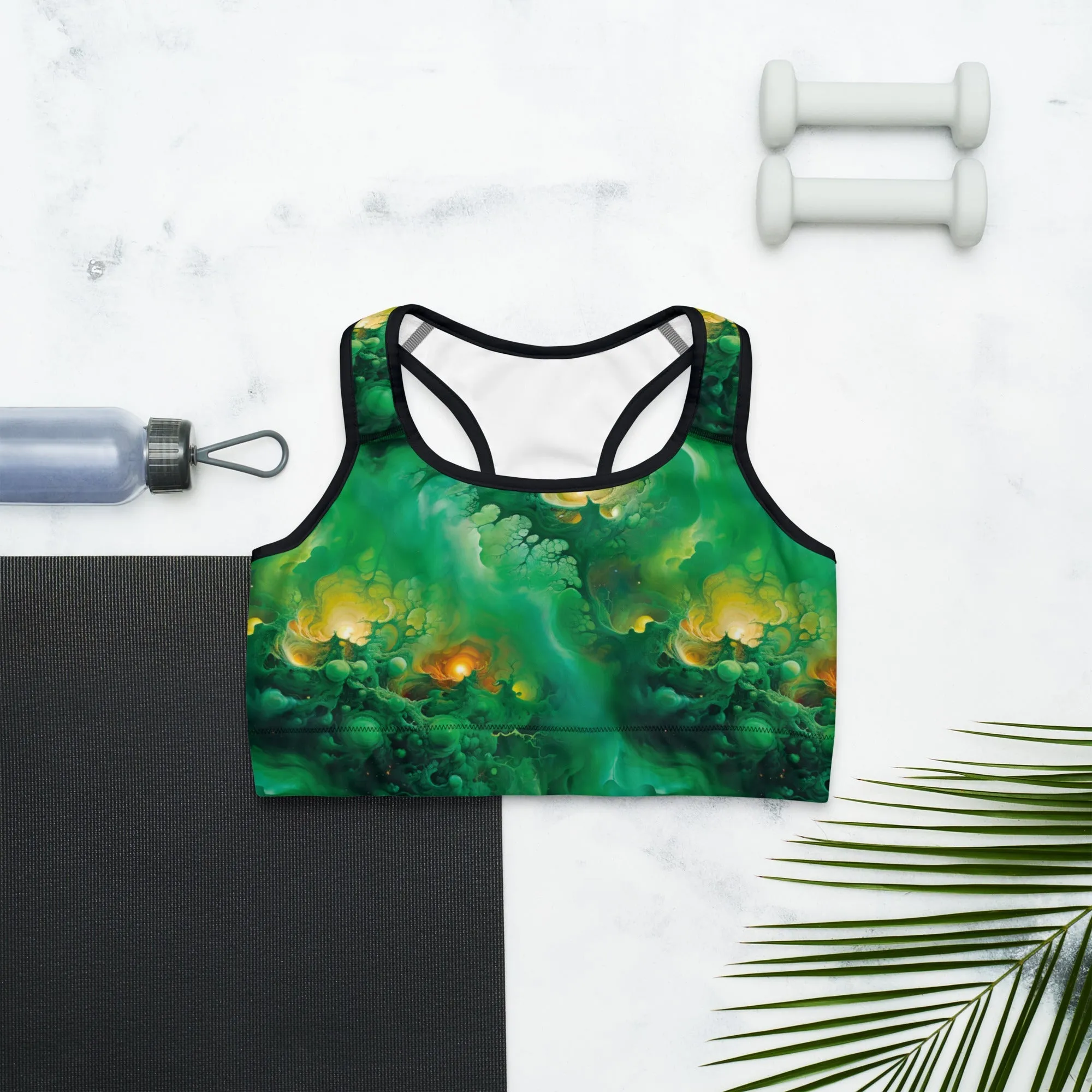 Sports bra - Viridian Shroud