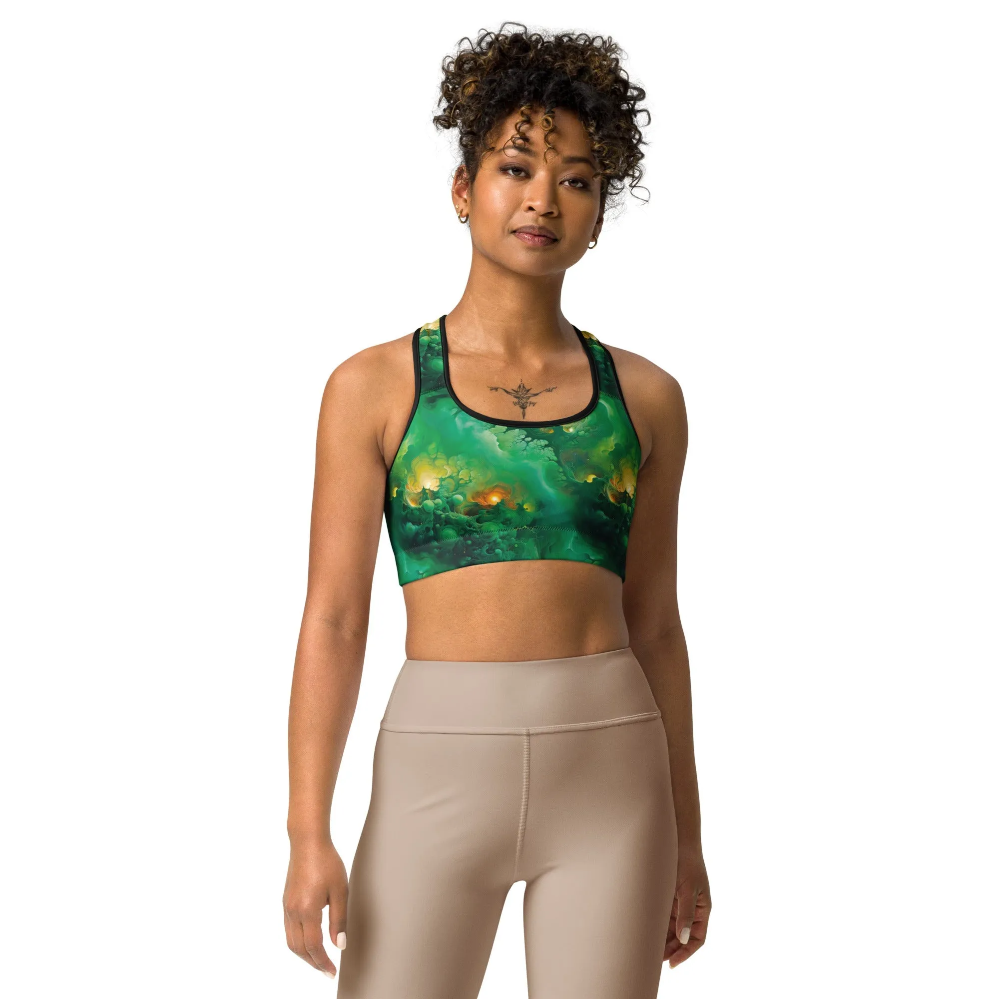Sports bra - Viridian Shroud